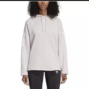 Adidas Originals Linear Logo Ice Purple Womens Hoodie Size XX-Small